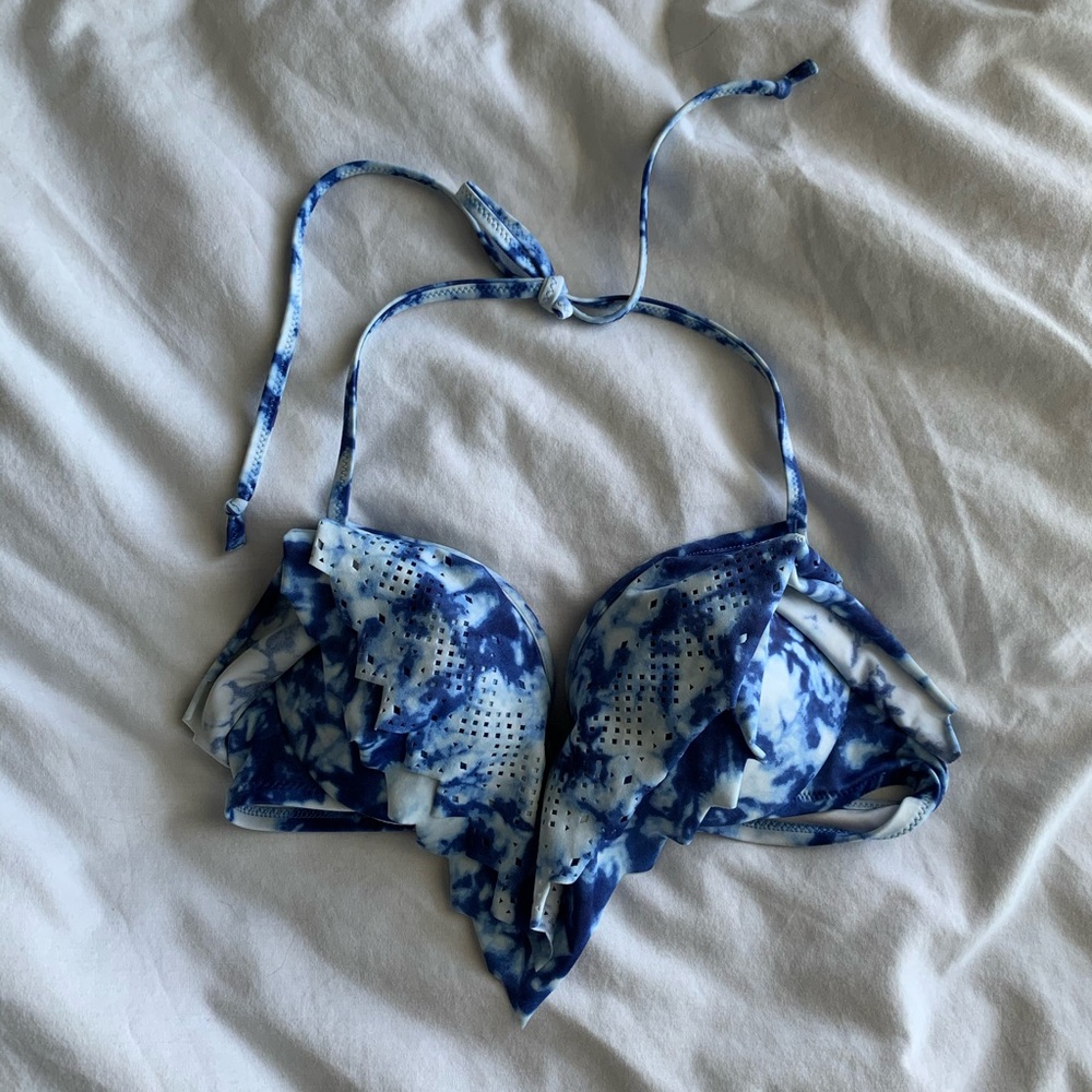 VS PINK tie dye bikini top